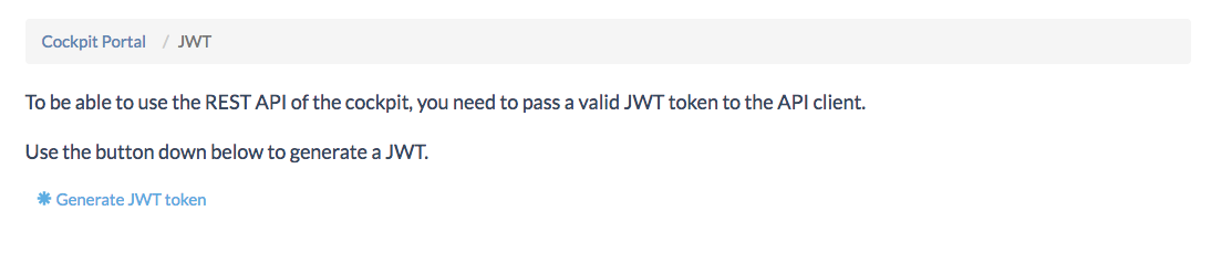 Generate JWT Token